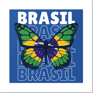 I Love Brazil // Brazil Flag // Brazilian Pride Posters and Art